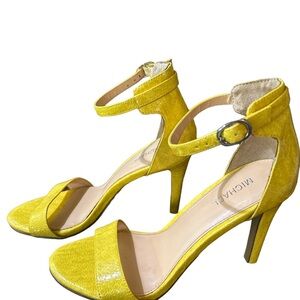 Michael Yellow  5" heel Women's size 7